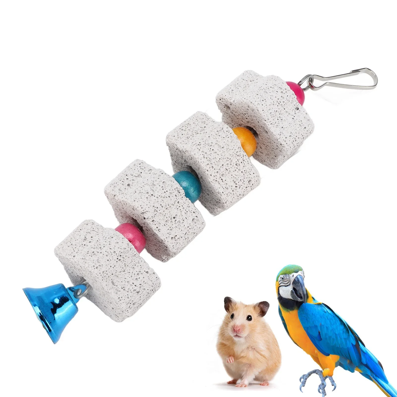 Bird Chewing Toys Bird Beak Grinding Stone For Parrots Hamsters And Other Small Animals