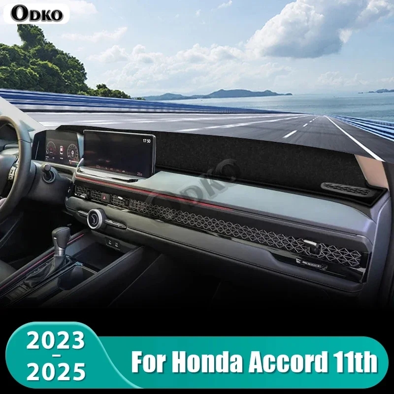 tapete-para-painel-do-carro-honda-accord-11ª-geracao-2023-2024-2025-protetor-solar-para-painel-capa-antiderrapante-acessorios-de-interior