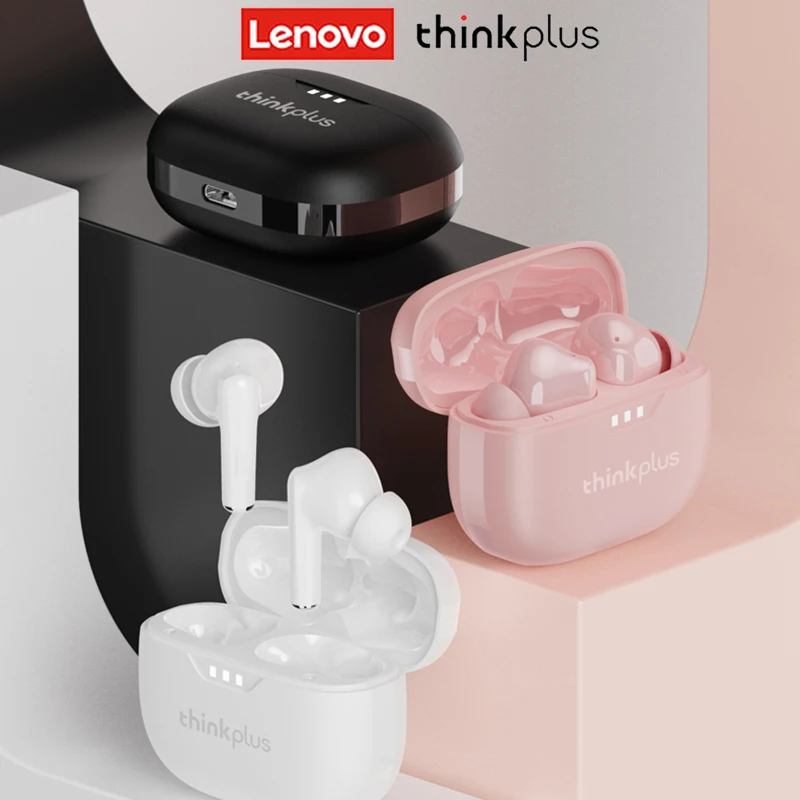 Lenovo Earphones TWS Wireless Bluetooth 5.3 Earbuds HiFi Stereo Noise Reduction Headphones Touch Control HD Call with Mic New