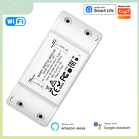 Wifi Remote Switch Breaker Smart Home House  Wireless  Domotic LED Light Controller Module Alexa Google Home Smartlife Tuya APP