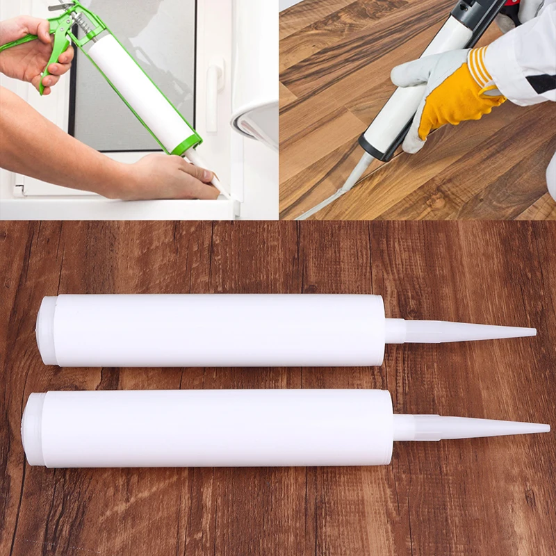 Hot Sale 1/3Pcs Empty Tube Refillable Sealant Bottle Tool Caulk Caps Caulking Sealant Tube Home Reusable Squeeze
