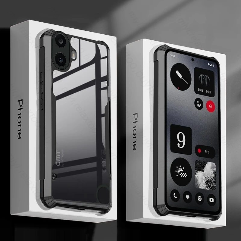 حافظة مدرعة من الأكريليك الشفاف مقاومة للصدمات لهاتف أي شيء CMF 1 5G من البولي يوريثان واقي عدسة الإطار الناعم لا شيء ملاحظة CMFPhone 1 CMFPhone1 #1