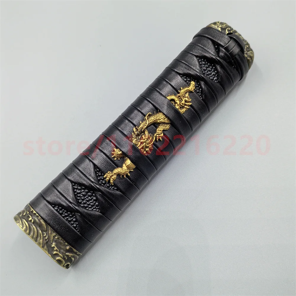 

Изысканная ручка-ручка Tsuka 15 см, сплав Fuchi Kashira Menuki для японского настоящего японского самурая, катаны, меча, аксессуар, красивый