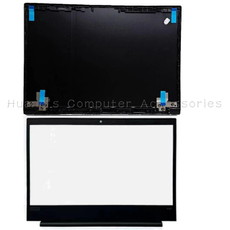 S+Original Black LCD Rear Top Lid Back Cover & Bezel For Lenovo ThinkPad E490S, Fully Tested