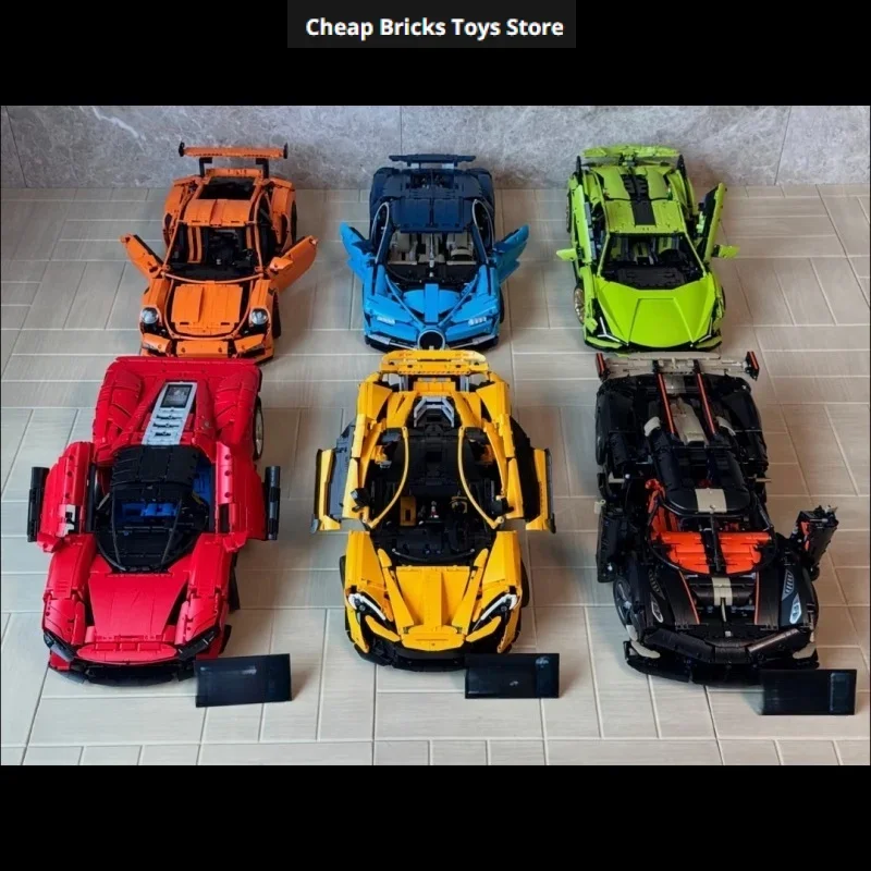 Christmas Gifts Display Car Model Racing Supercar for Adults Toys 2026 New Hypercar Technical Race Car Bricks Building Blocks