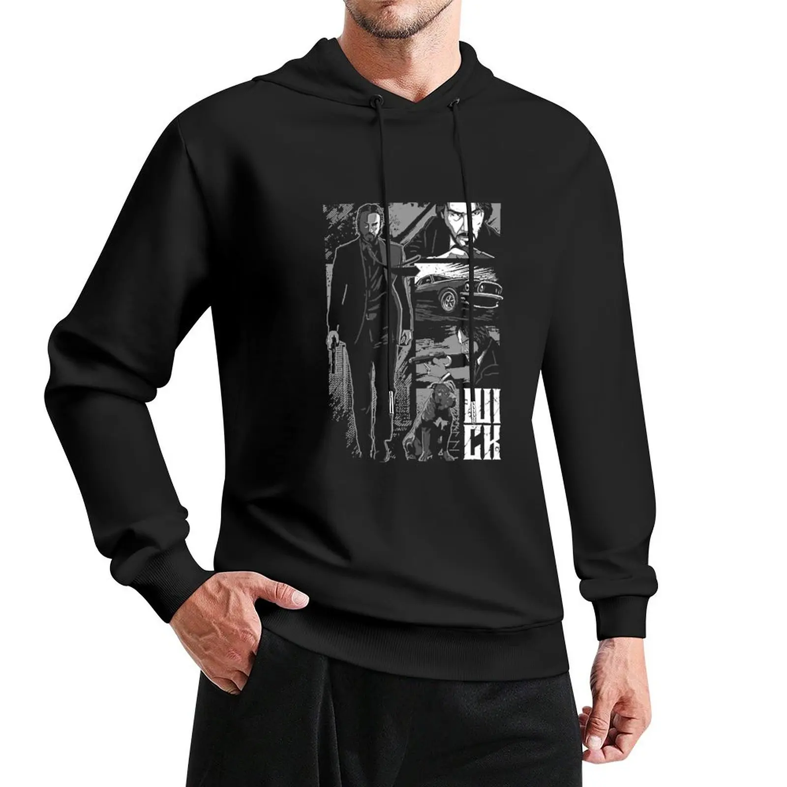 

W.I.C.K. Pullover Hoodie graphic t shirts men hoodie for men