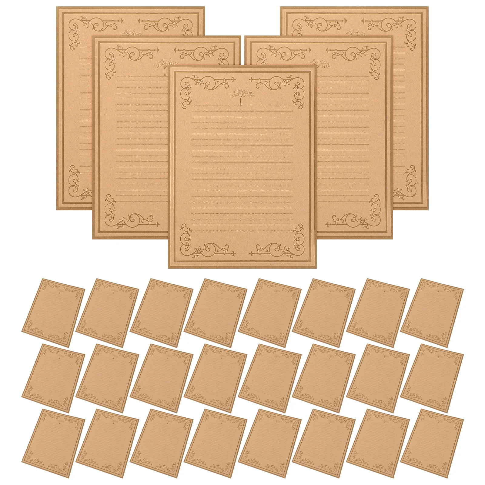 

Rustic Vintage Stationery Retro Stationary Paper Small and Fresh Letter Blank