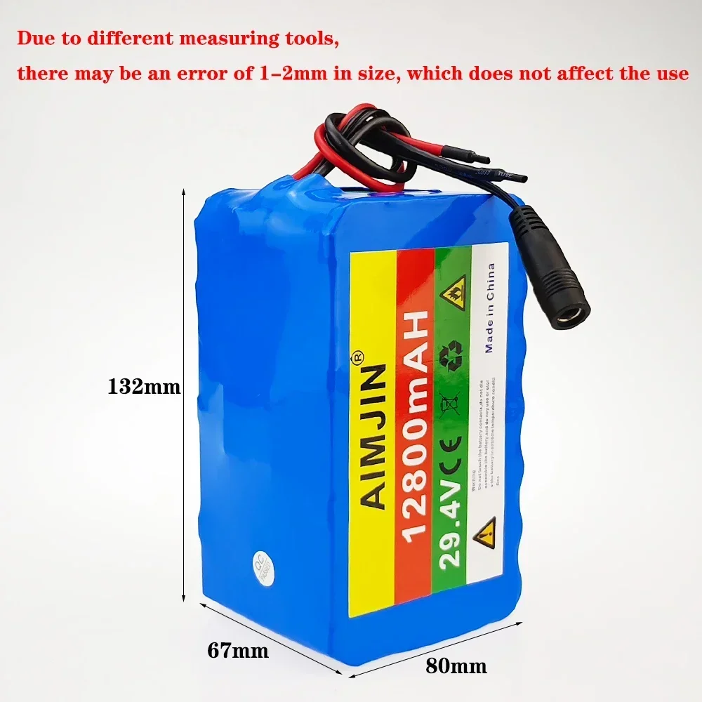 for lithium-ion battery built-in bms unicycle scooter wheelchair motor Replaceable plug 7s4p 24v 10.5Ah 29.4v