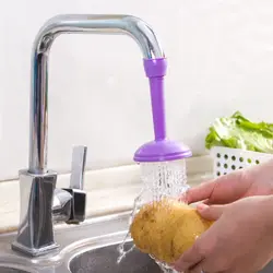 Extensor de grifo giratorio de silicona para cocina, rociadores de ahorro de agua, cabezal de salpicadura de ducha con válvula de presión, suministros de baño, 1 unidad