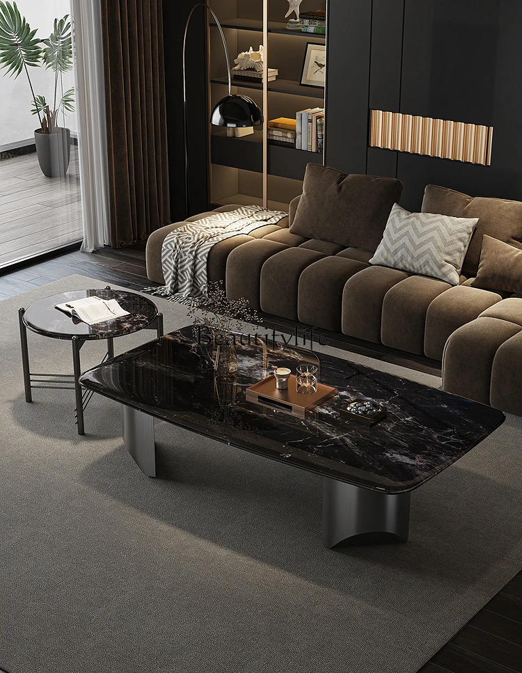 

Minimalist Small Apartment Modern Square Coffee Table Living Room Home Tea Table