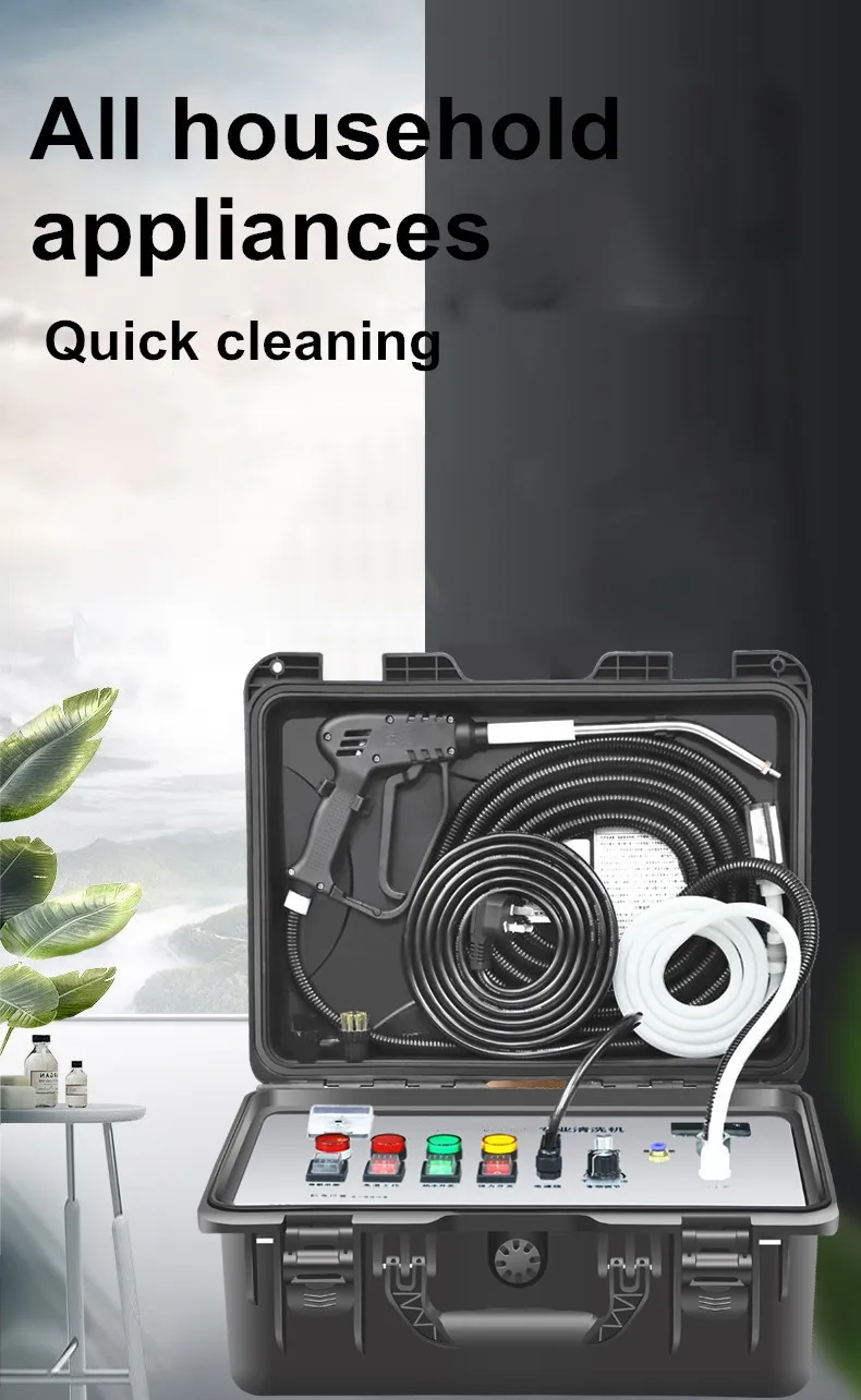 220V Household Electric Steaming Cleaner Multi Steam Cleaner High Temperature And Pressure Range Hood Steam Cleaner Eu/AU/UK/US