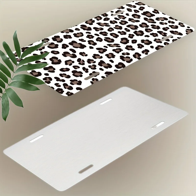2D Flat - [Open ]2D Flat This Is a Decorative Item, Made As a Single Entity, Suitable for Men'S And Women'S License Plate Covers