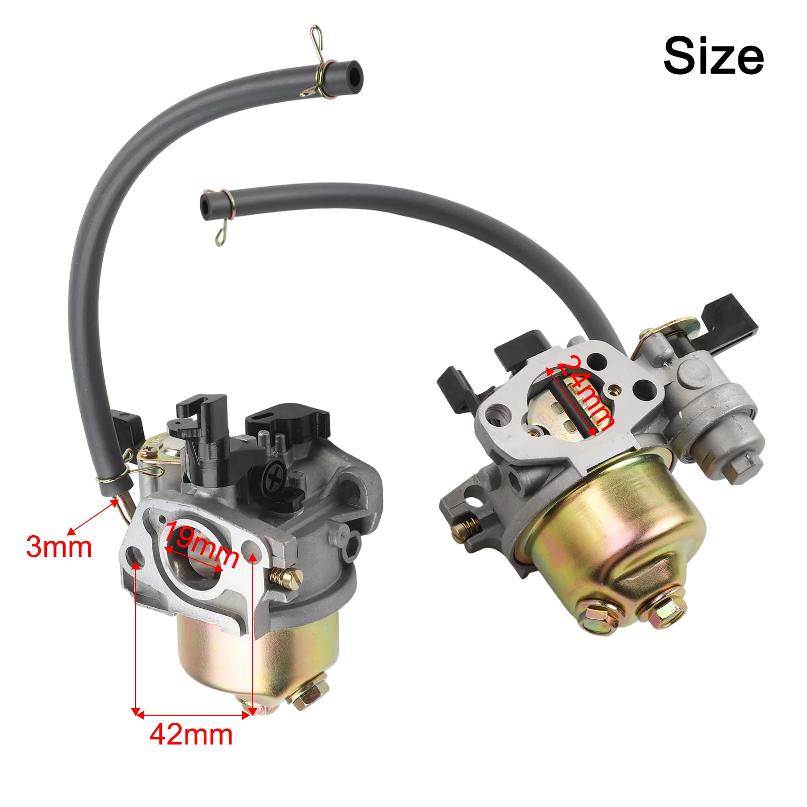 

For Honda For GX160 Carburetor Set with Recoil Starter Ignition Coil & Air Filter Compatible with GX140 GX168 Engines