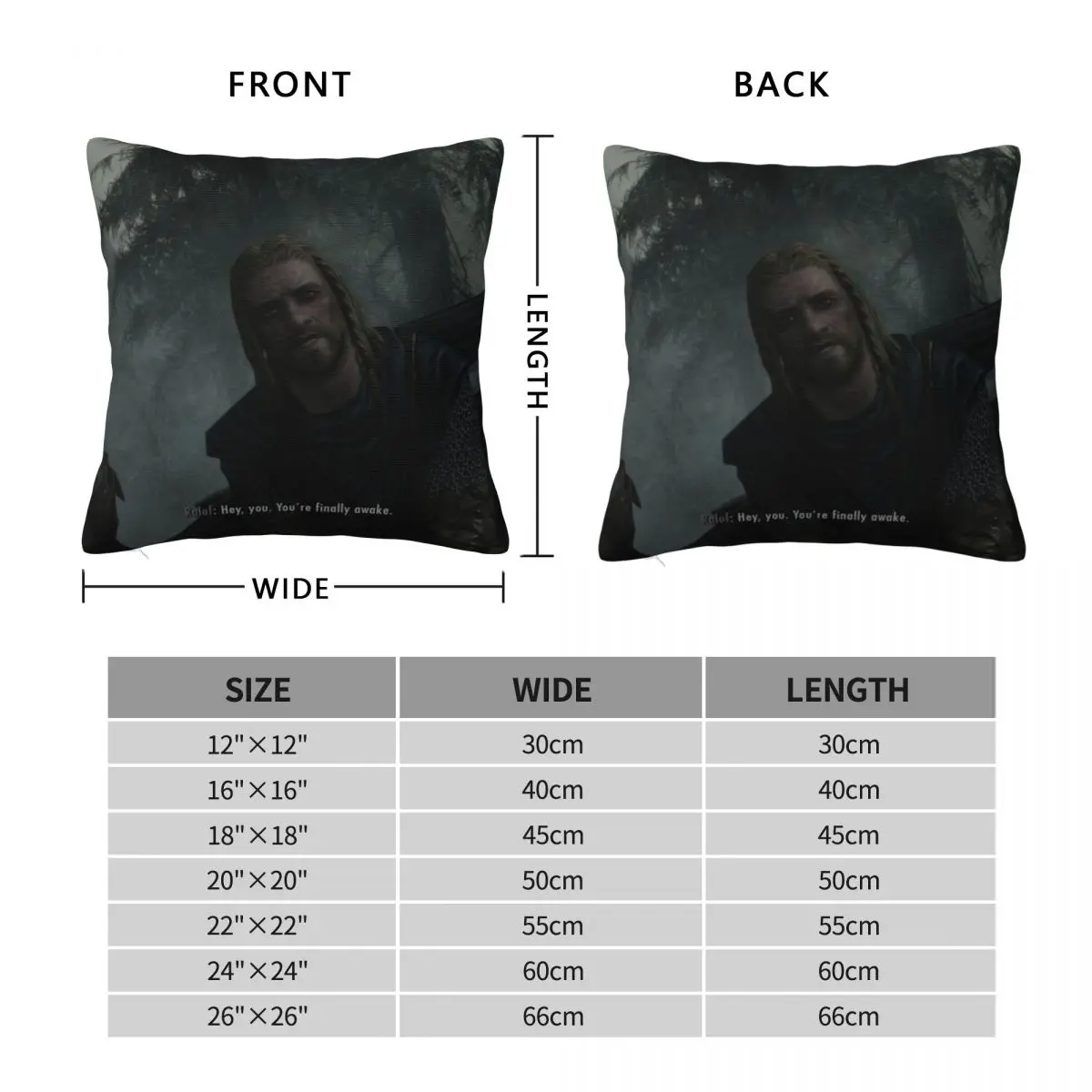 Hey You You Re Finally Awake A Pillow Case