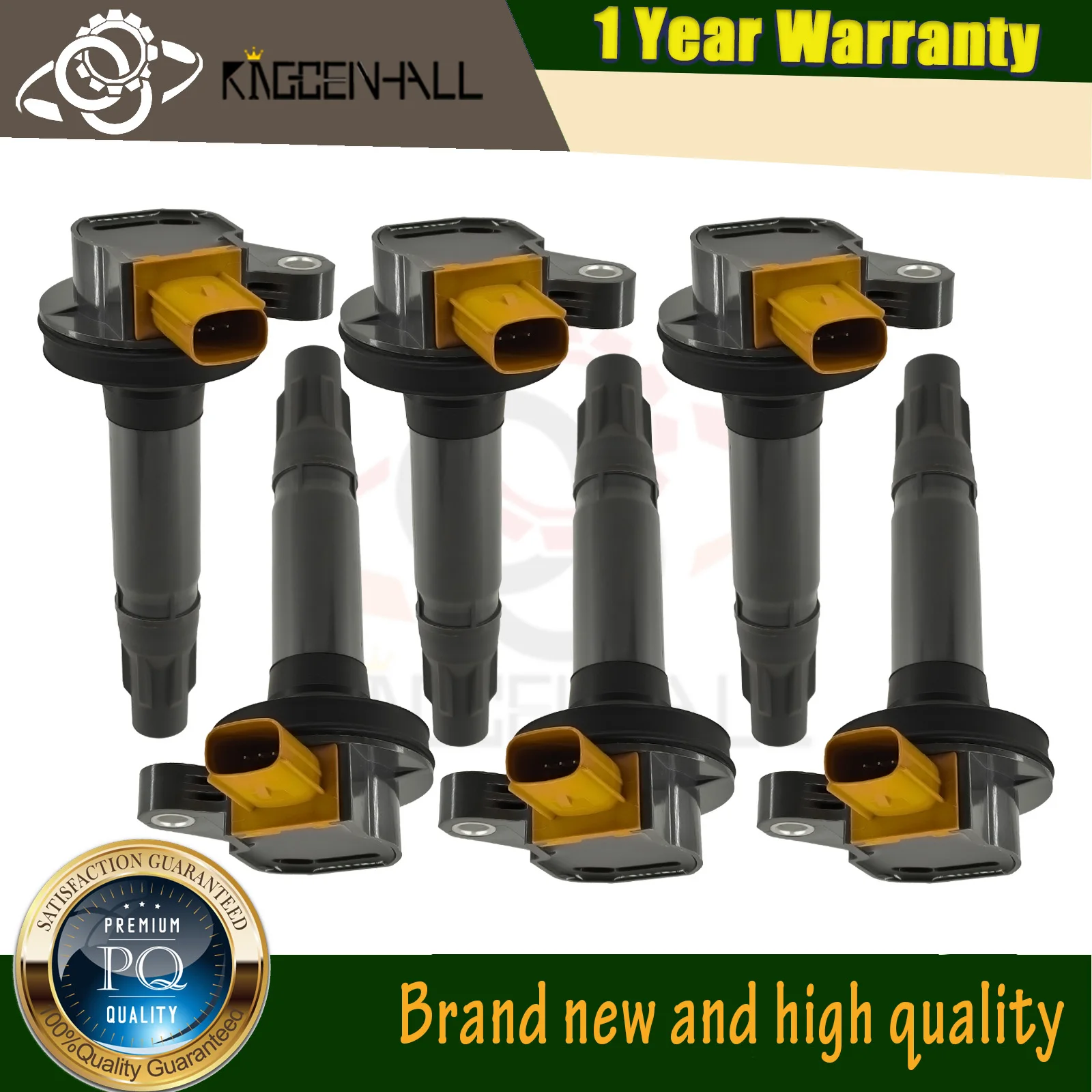 

2505-484814 BL3E-12A375-CA 6PCS Ignition Coil Compatible with Ford Explorer F150 TAURUS 3.5L Flex Lincoln MKT UF646 DG549 UF-646