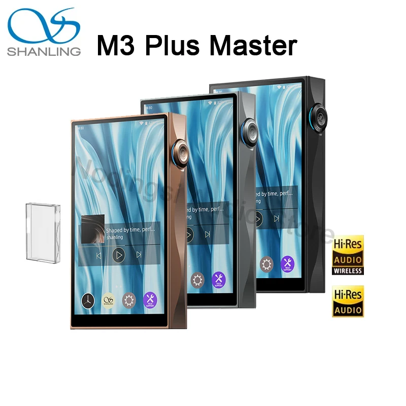 

SHANLING M3 Plus Master MP3 Player HiFi Portable USB DAC Android Music Player Hi-Res Audio MP3 Player DSD512 PCM768 Bluetooth5.0