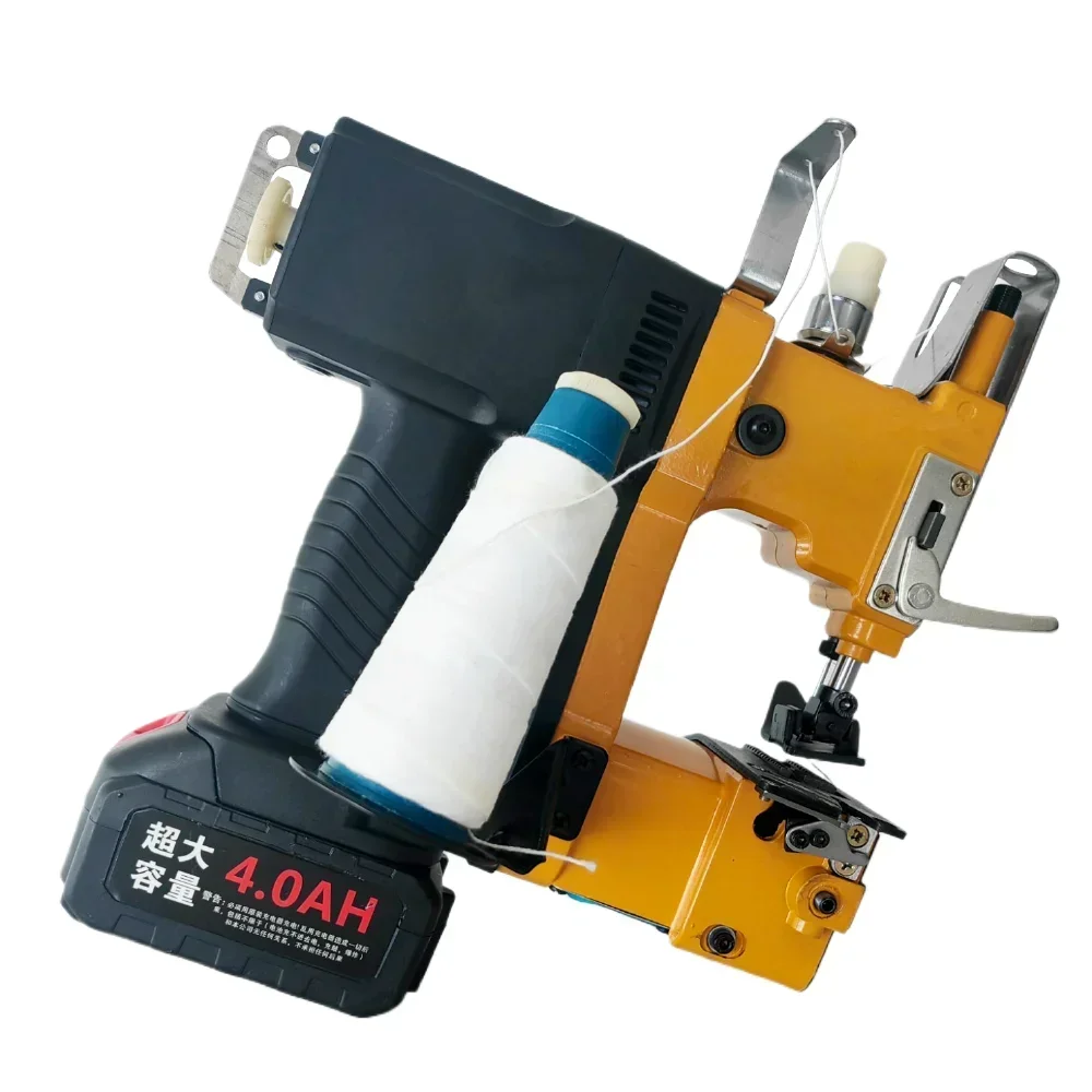 

Portable Lithium Battery Bag Sealing & Stitching Machine Handheld Rice Sack Sewing Machine with 1 Year Warranty Household Use