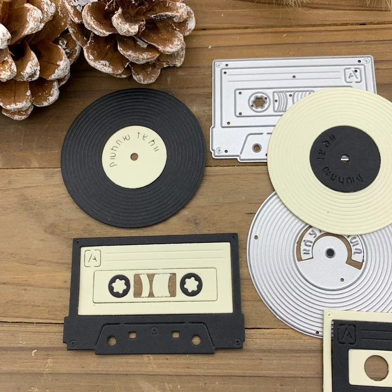 Audio Tape cassette music Metal Cutting Dies Stencils For DIY Scrapbooking Decorative Embossing Handcraft Die Cutting Template