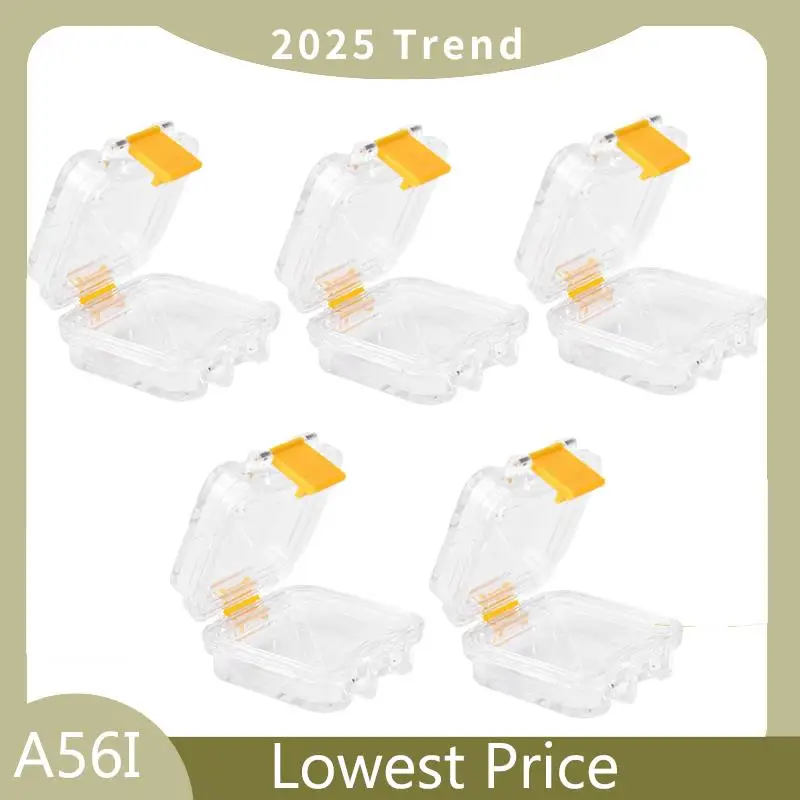 

Hot Sale 5X Lab Supply Plastic Denture Tooth Box With Film Denture Storage Box Membrane Tooth Box Yellow