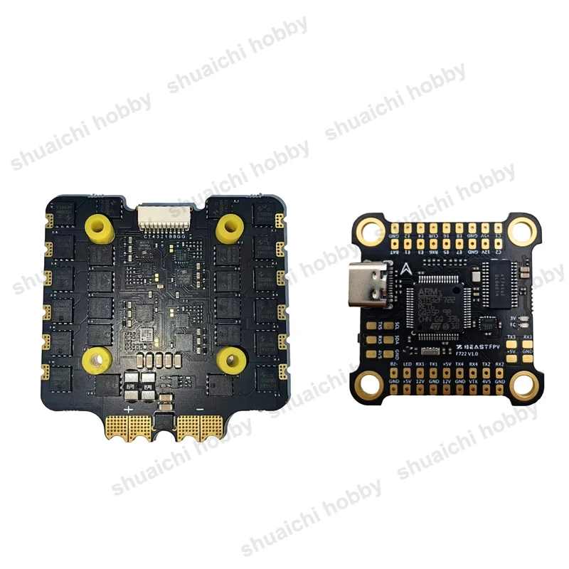 1Set F722 Flight Controll BLS 4 in 1 80A Stack FC/ESC Stack Speed Controller w USB Type-C Por for RC FPV 13/15Inch Drone Model