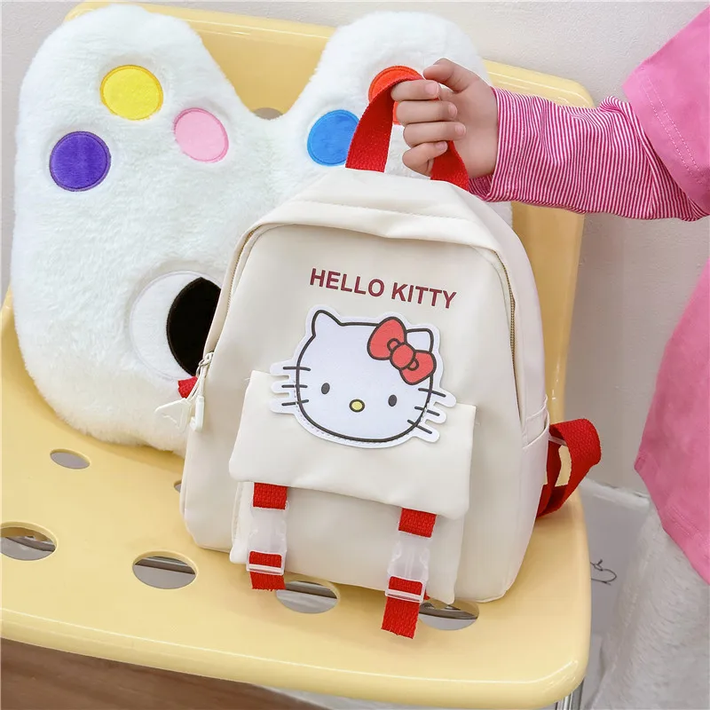 Sanurgente-Cartable d'étudiant Babycinnamoroll, Cartable mignon, Cartable de dessin animé initié, Sac à dos décontracté Clow M pour enfants, Nouveau