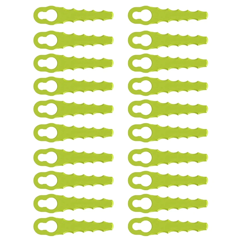 

20 Pieces Lawn Mower Parts Accessories Plastic Lawn Mower Blades Plastic Lawn Mower Blades For Many Occasions