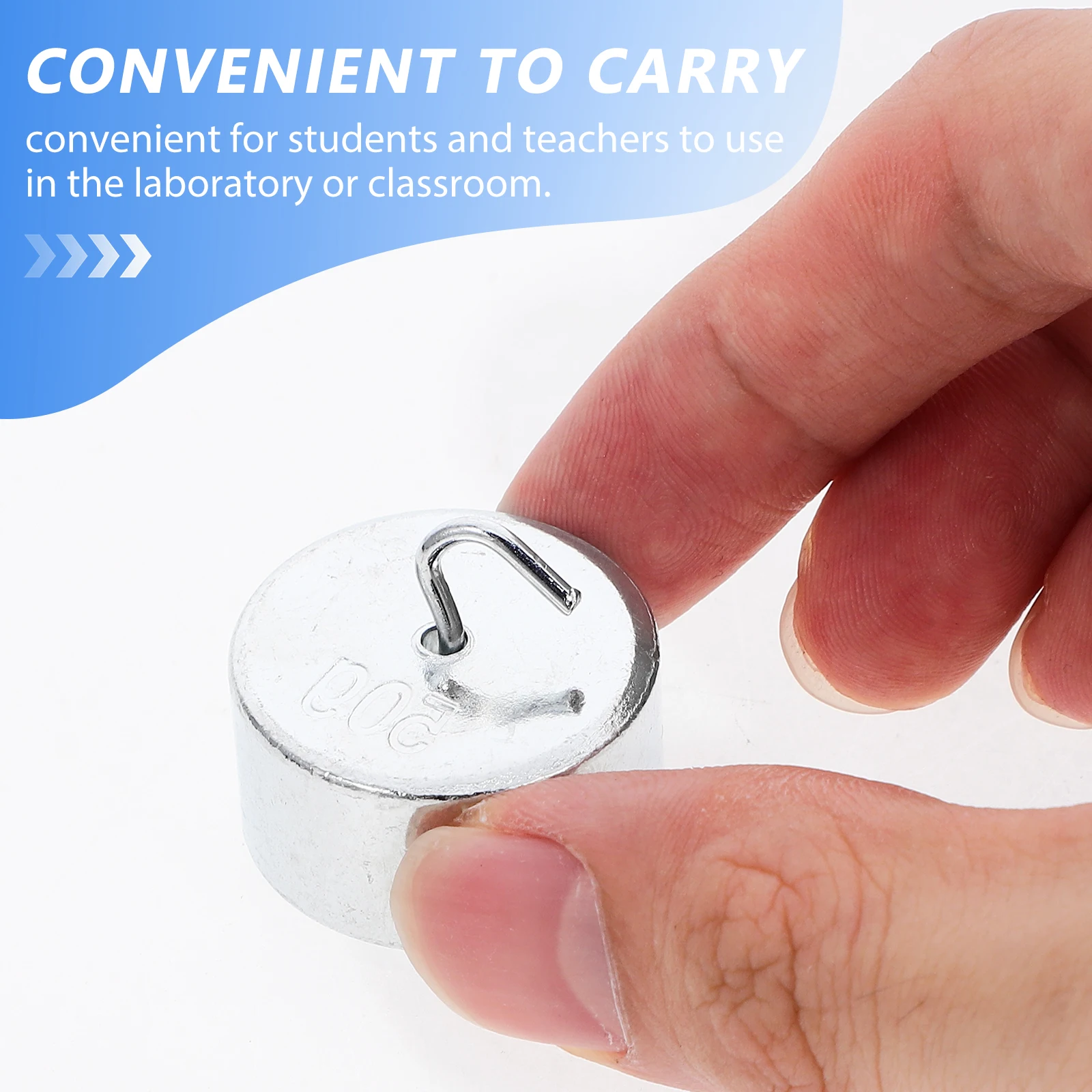 

10g 20g 50g 200g Metal Slotted Weights Set Lab Physics Teaching Precision Measurement Scientific Research Experiment