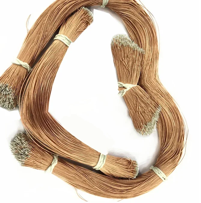 

1000 шт., многожильный волномелированный кабель «сделай сам», OD0,3 мм, 8/0,08 мм, ремонтный кабель для наушников, супертонкий электрический провод, луженая медь