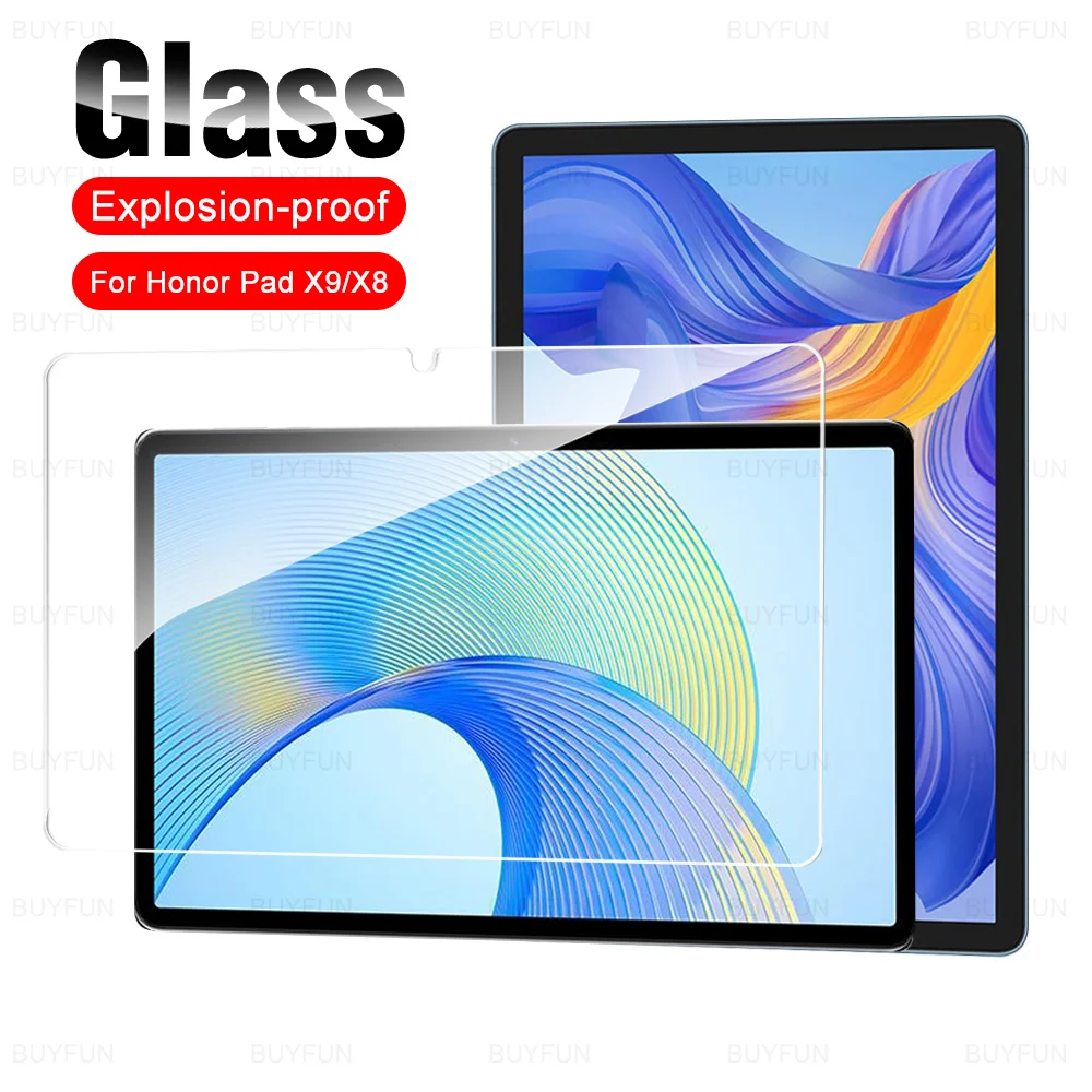 

9H Scratch-proof Tempered Glass Screen Protector For Honor Pad X9 2023 Pad X8 11.5 inch PadX8 10.1'' X 8 Lite 9.7'' Tablet Film