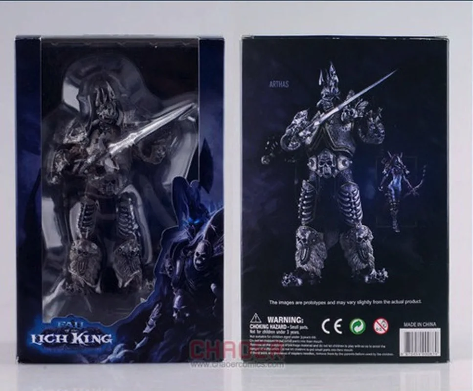 شخصية لعبة Wow Fall Of The Lich King، شخصية Arthas Menethil، تمثال PVC، نموذج قابل للجمع، هدية للأطفال، 15 سم