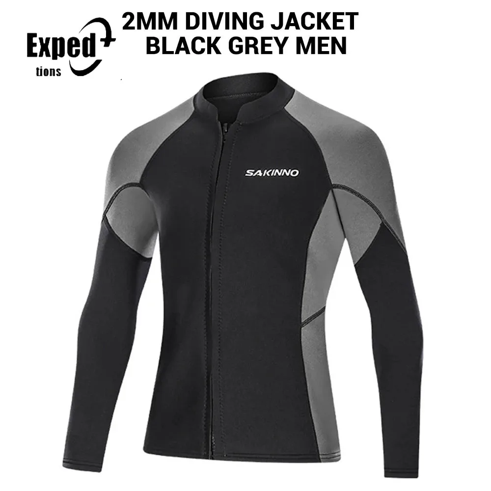 

2MM Neoprene Wetsuit Men Jackets Hunting Windsurf Underwater Fishing Pants Kitesurf Scuba Diving Swimwear Clothes Surf Equipment