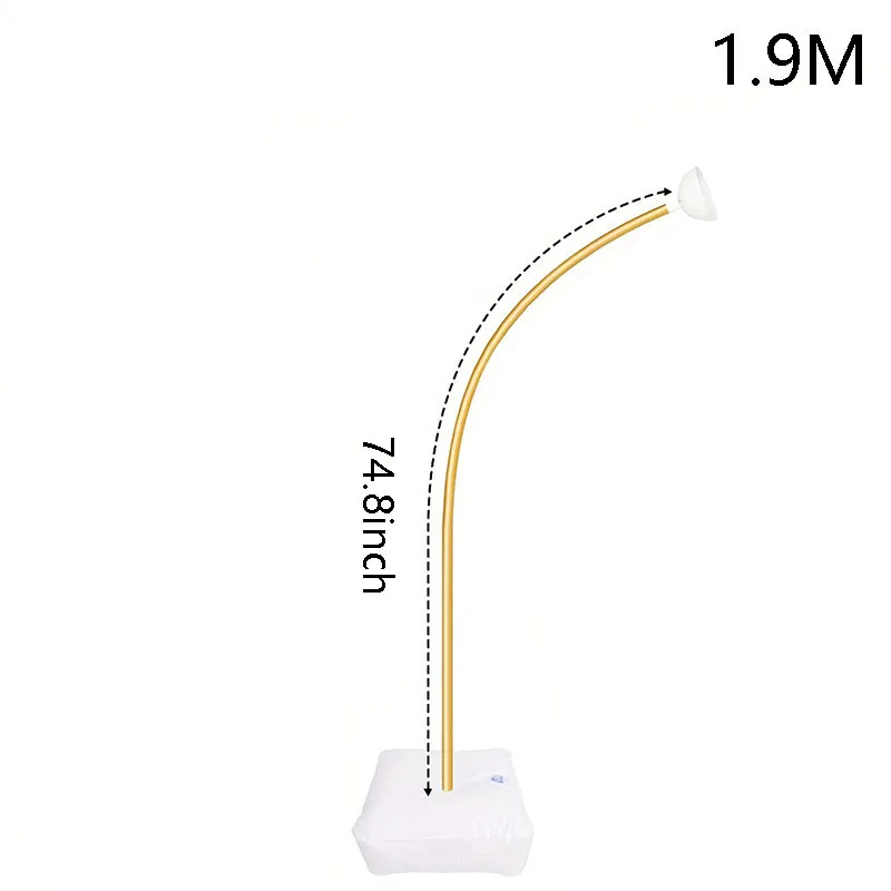 NONE 2,5 m und 1,5 m freies Biegen halbes Ballonbogen-Set, Ballonbogen-Set, Ballonbogen-Ständer mit Sockel für Hochzeit, Geburtstag, Party-Dekoration 5