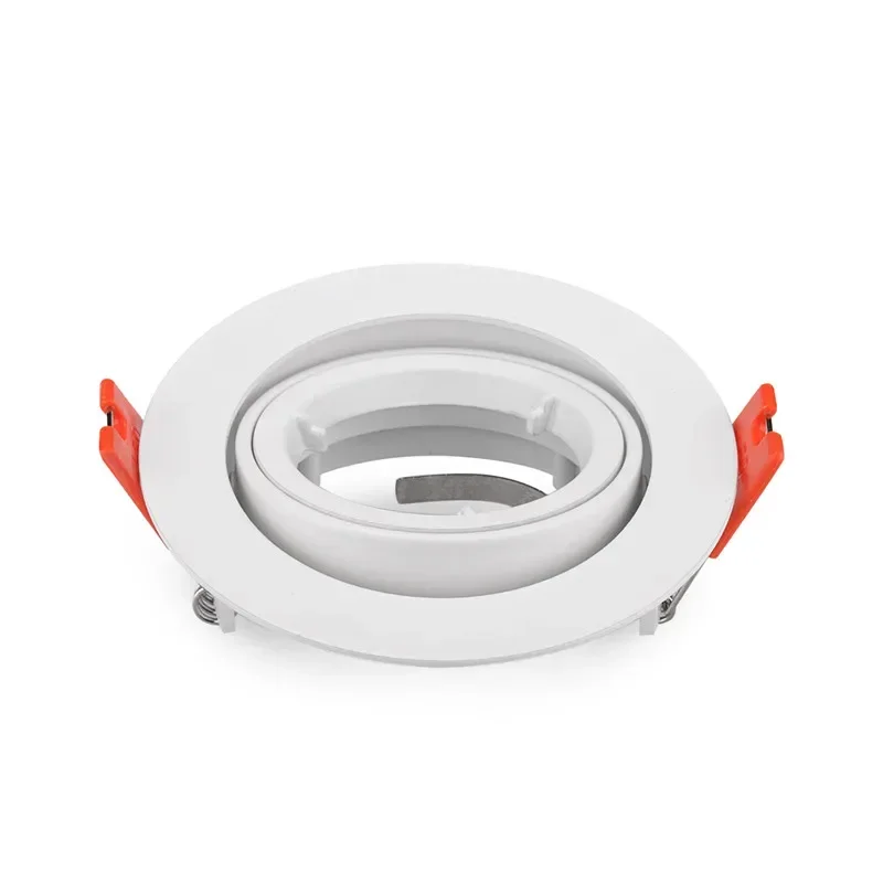 Support de lampe rond moderne en aluminium, plafonnier à LED, GU10, budgétaire MR16, raccords Downlight, cadre, luminaire avec ampoule