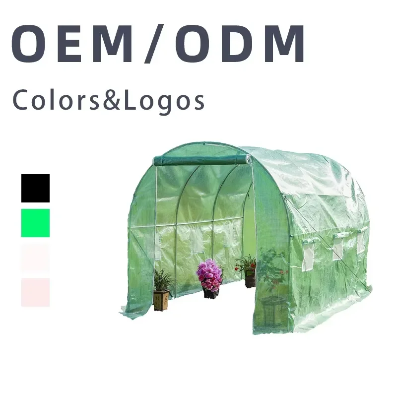 Mini Commercial Metal Greenhouse Structure Kit for Outdoor Tunnel Use with UV Protection and Eco-Friendly Features for