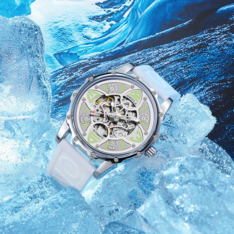 New Watch For Men Ladies Luxury Mechan Automatic Elegant Skeleton Fashion Business Waterproof Sports ONOLA Mechanical Watches