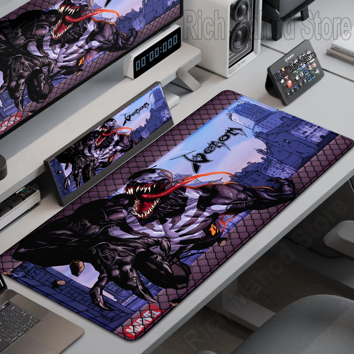 Marvel Mouse Venom Pad Gaming Mousepad Laptop Office Desk Accessories XXL Large Computer Gaming Keyboard Mousemat PC Cabinet Rug