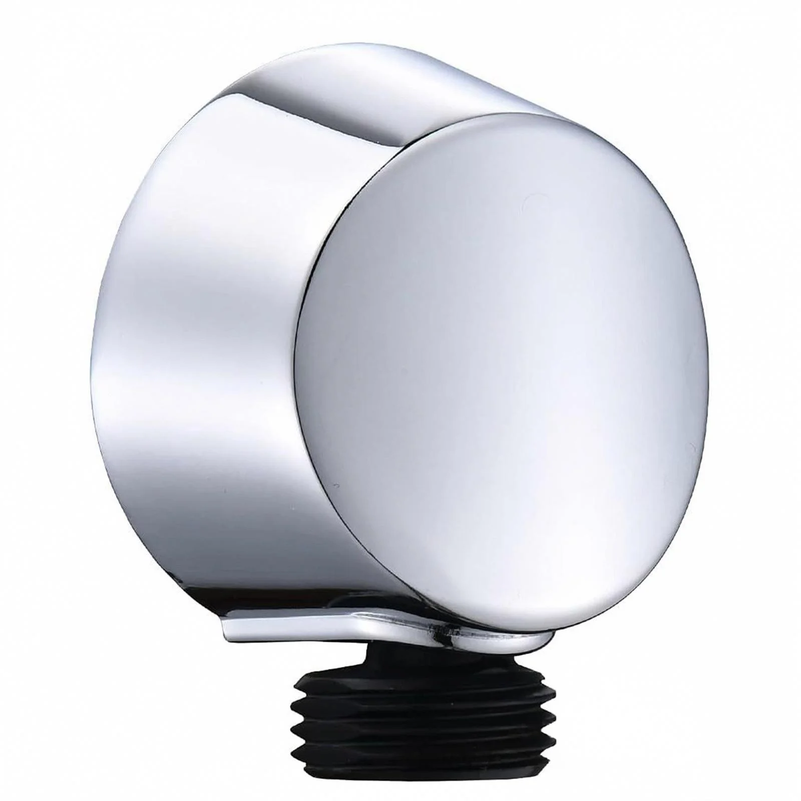 Matte Black Zinc Alloy Shower Wall Connector 12 Inch IPS Threaded Male Fitting For Handheld Hose Bathroom Plumbing Fixture