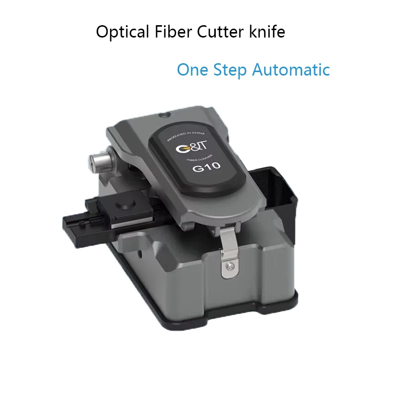 

Optical Fiber Cutter knife One Step Automatic Fiber Cleaver with Rotating Blade 60000 Cleaves - Precision Tool for Fiber Optics