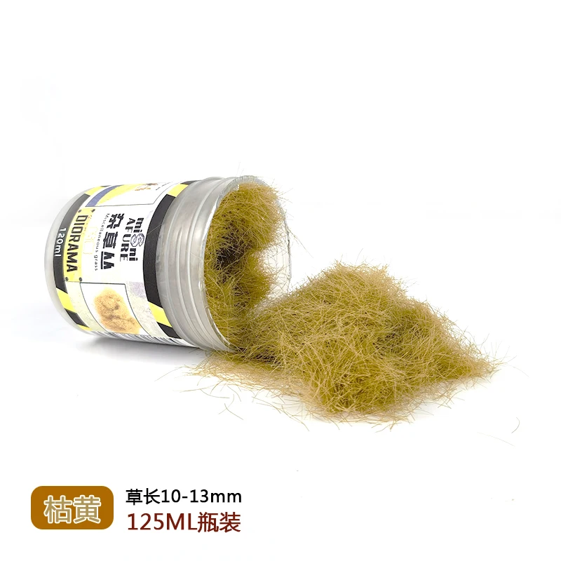 125ML Grass Powder Model Diy Lawn Weed Materials for Building Sand Table Model Accessory Diorama Kits