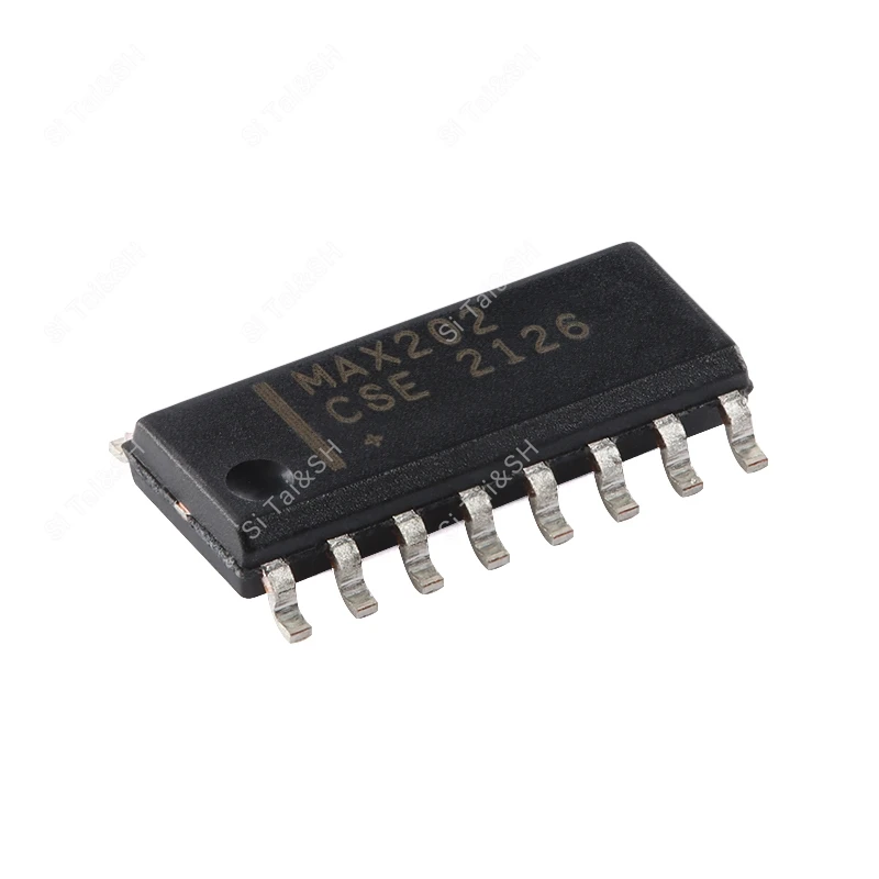 

molewei 1 шт. MAX202CSE + T пластиковый защитный чехол-16 + 5 В RS-232 0,1 мкФ черный пластиковый защитный чехол
