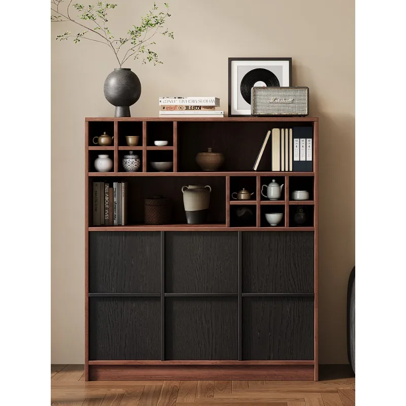 

Шкафы Bogu из цельного дерева, витрины Duobaoge, небольшие китайские шкафы для хранения, встроенные чайные шкафы от стены