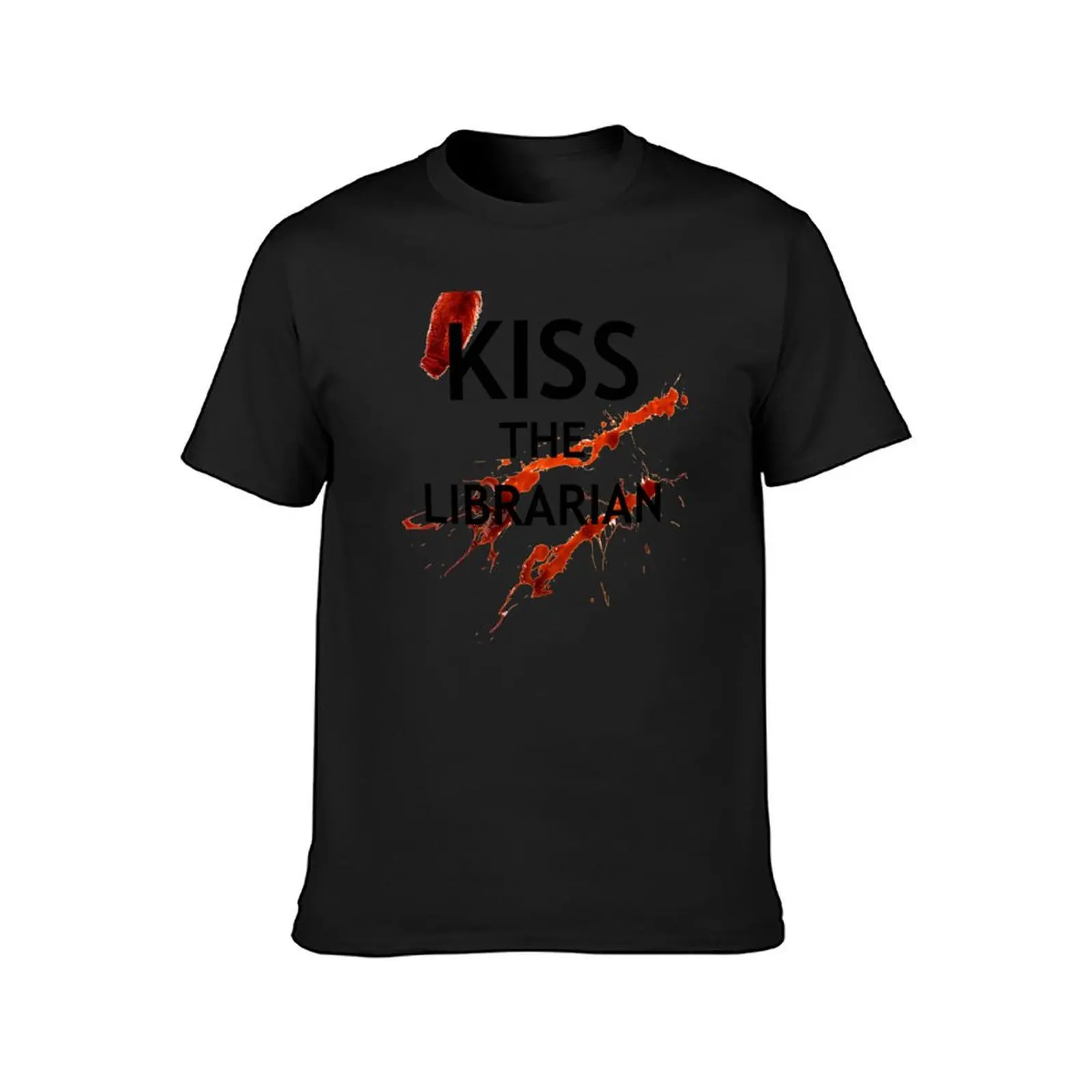 Spike's Kiss the Librarian Mug T-Shirt quick drying oversized tees men clothes