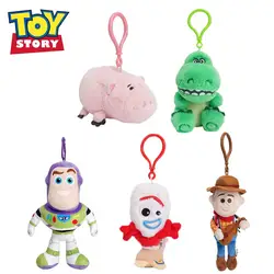 Genuine Disney Buzz Lightyear Woody Plush Toys Toy Story Pendant Bag Accessories Keychain Car Pendant Valentine's Day Gift