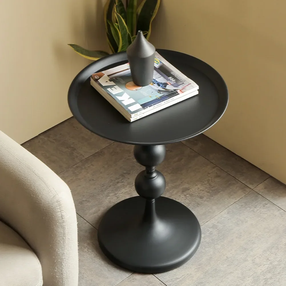 Nordic Coffee Table Modern Balcony Small Round Table Living Room Sofa Storage Rack Bedroom Bedside Desk Furniture Decoration