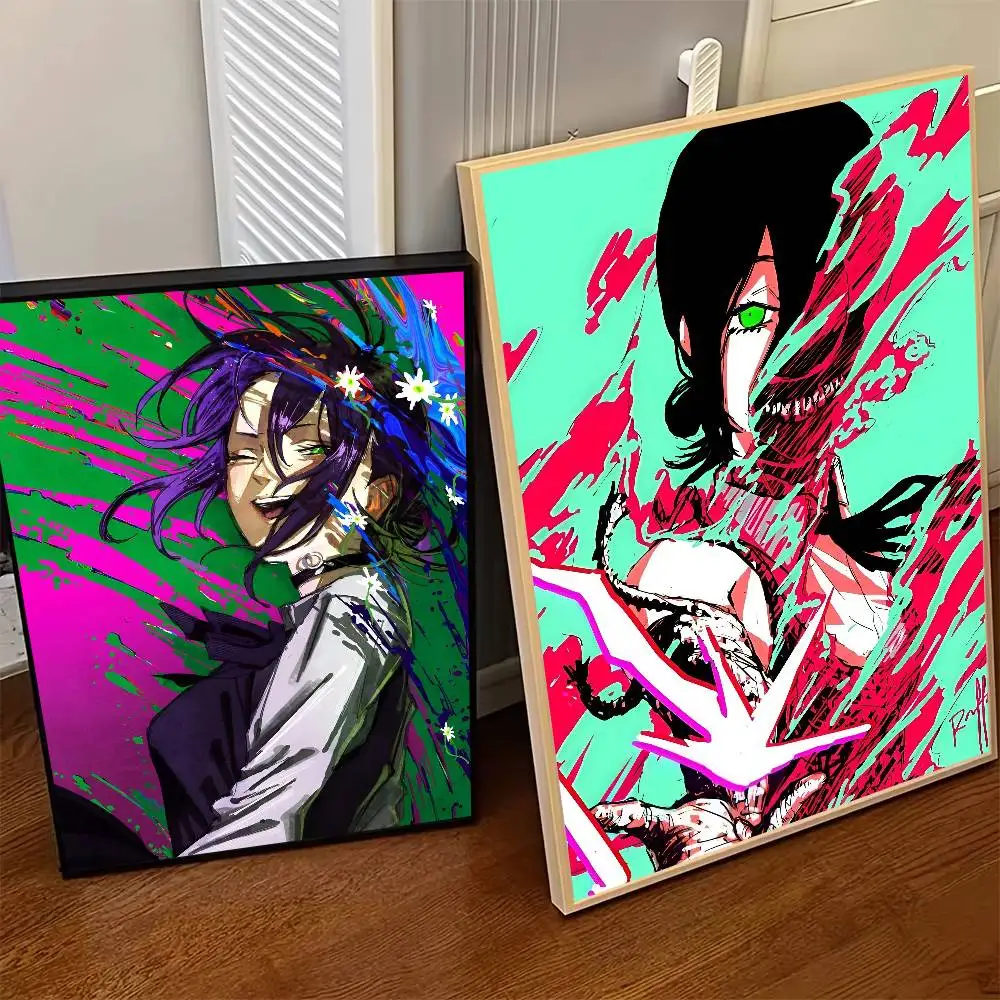 ملصق مطبوع بسيط للرجال من Raze Chainsaw لديكور المنزل، غرفة المعيشة، غرفة النوم، الدراسة، اللوحة الزخرفية HD