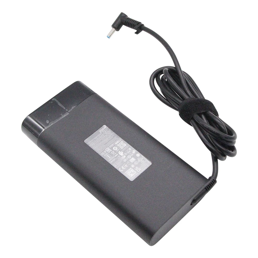 Adaptador de alimentação CA para carregador de laptop 200W para HP Omen Pavilion Gaming 15 16 17 15t 17t ZBook Fury Create Studio 15 17 G3 4 5 6 7 8