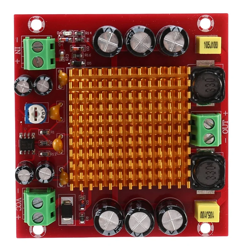 XH-M544 DC 12V 24V 150W TPA3116DA TPA3116 D2 Mono Channel Digital Power Audio Amplifier Amp Board