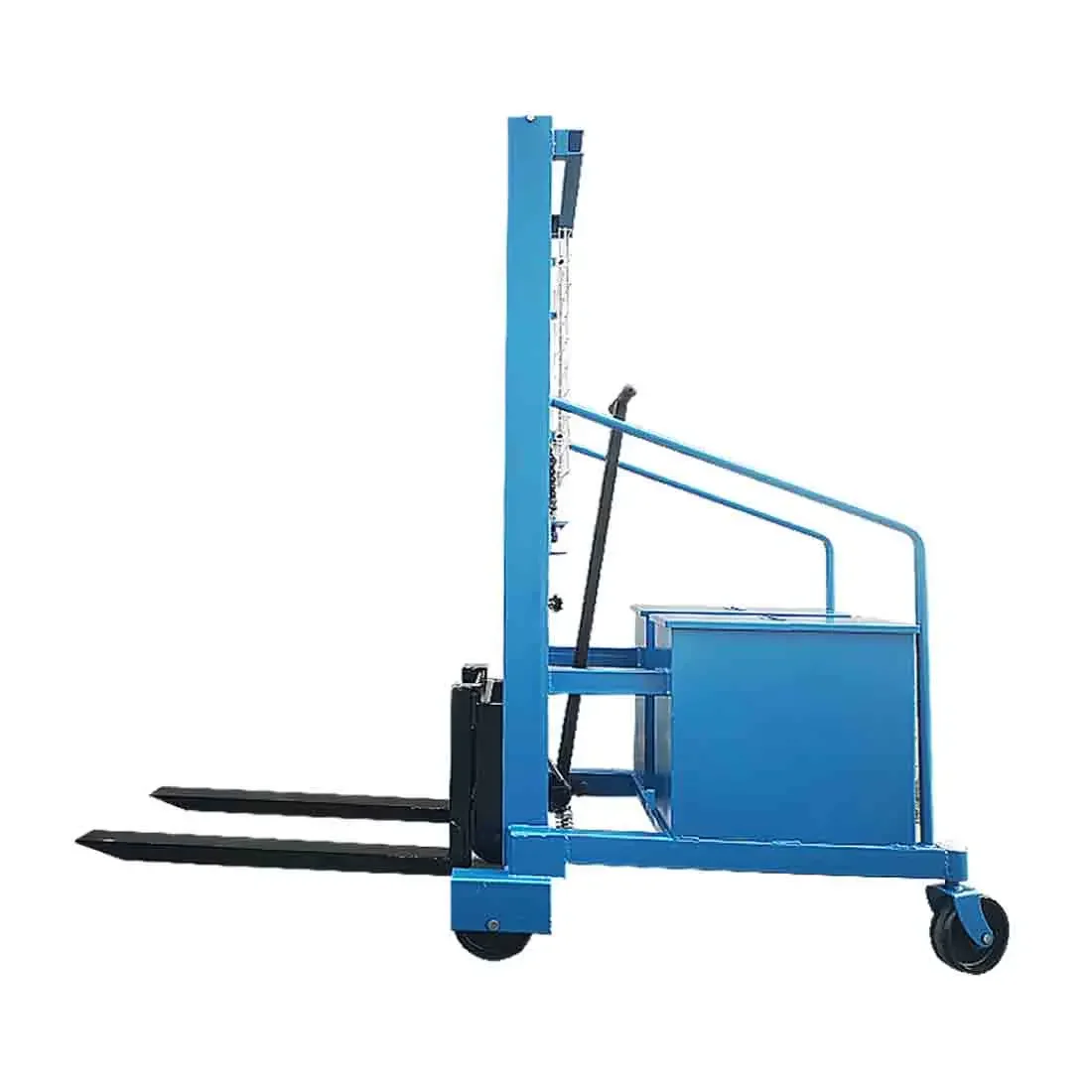 

Small manual forklift legless hydraulic lifting vehicle loading and unloading mold counterweight 1 ton 500 kg