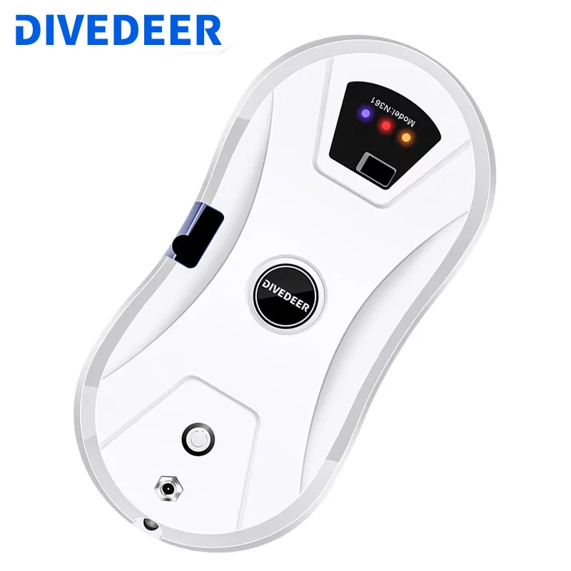 DIVEDEER Window Cleaning Robot Water Jet Ultra-thin High-rise Glass Cleaning Large Suction Electric Window Cleaning Machine