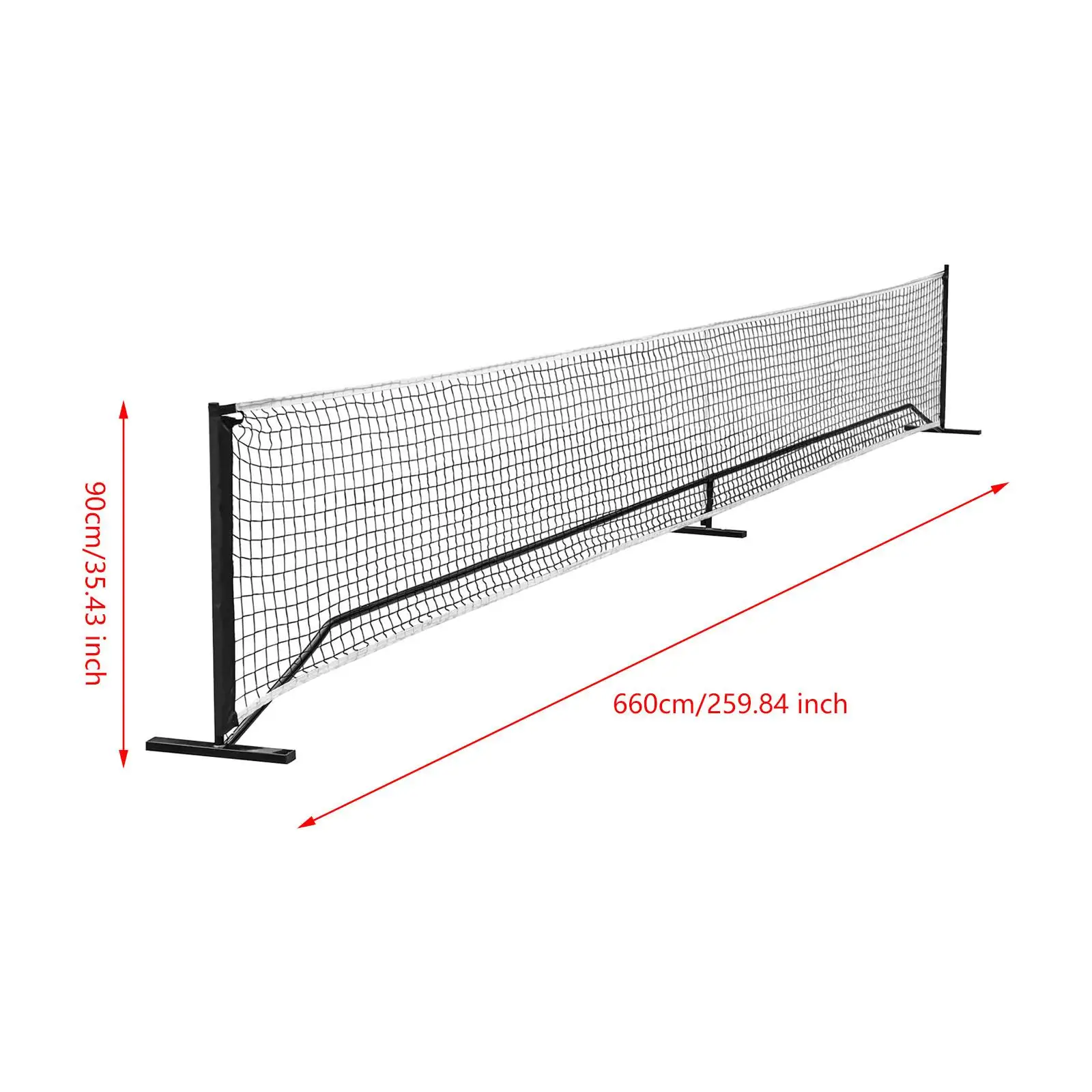 แบบพกพา Pickleball สุทธิกีฬาสุทธิ 22ft พร้อมกระเป๋าแบดมินตันสุทธิ Pickle Ball สุทธิสําหรับเกมเทนนิสปาร์ตี้การฝึกอบรม